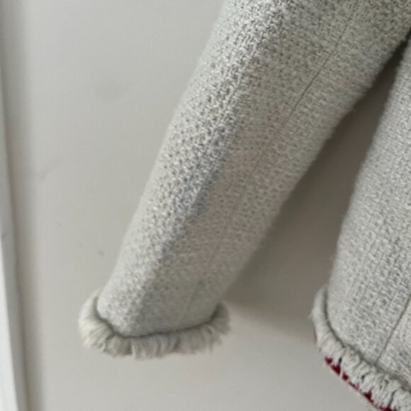 J. Crew Fringy Tweed Jacket Size 0 distressed - Picture 5 of 7